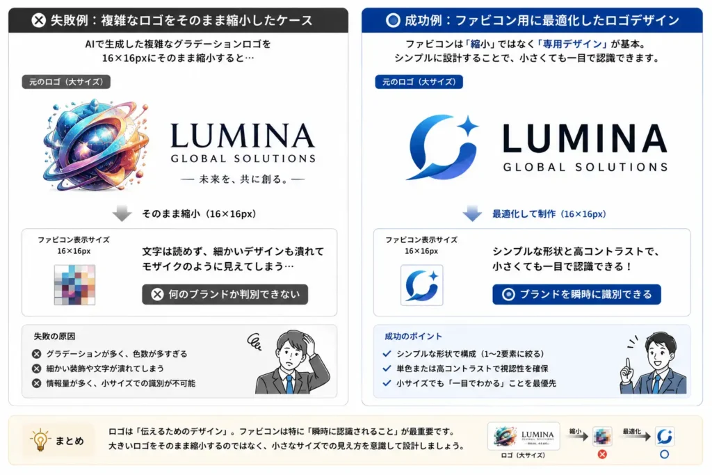 ファビコン生成時の注意点