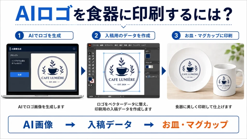 食器印刷に使用する画像データとベクターデータの違い