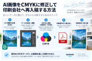 AI画像をCMYKに修正して印刷会社へ再入稿する方法